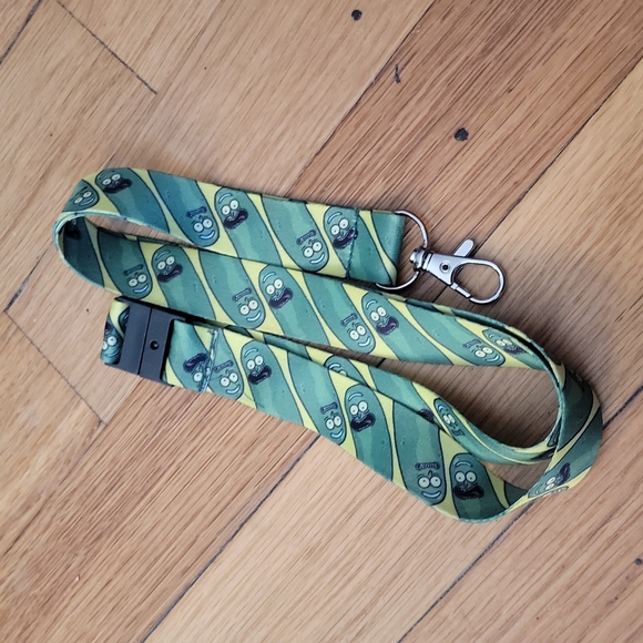 Rick and Morty Pickle Rick Lanyard - Picture 2 of 4